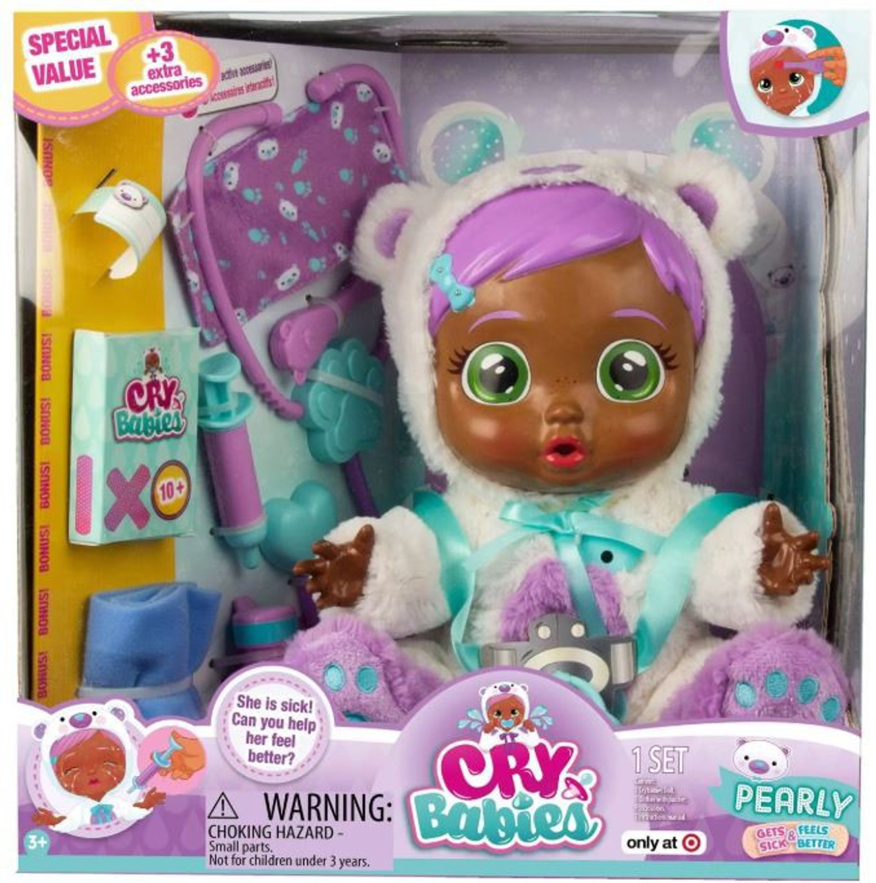 cry baby tiger doll