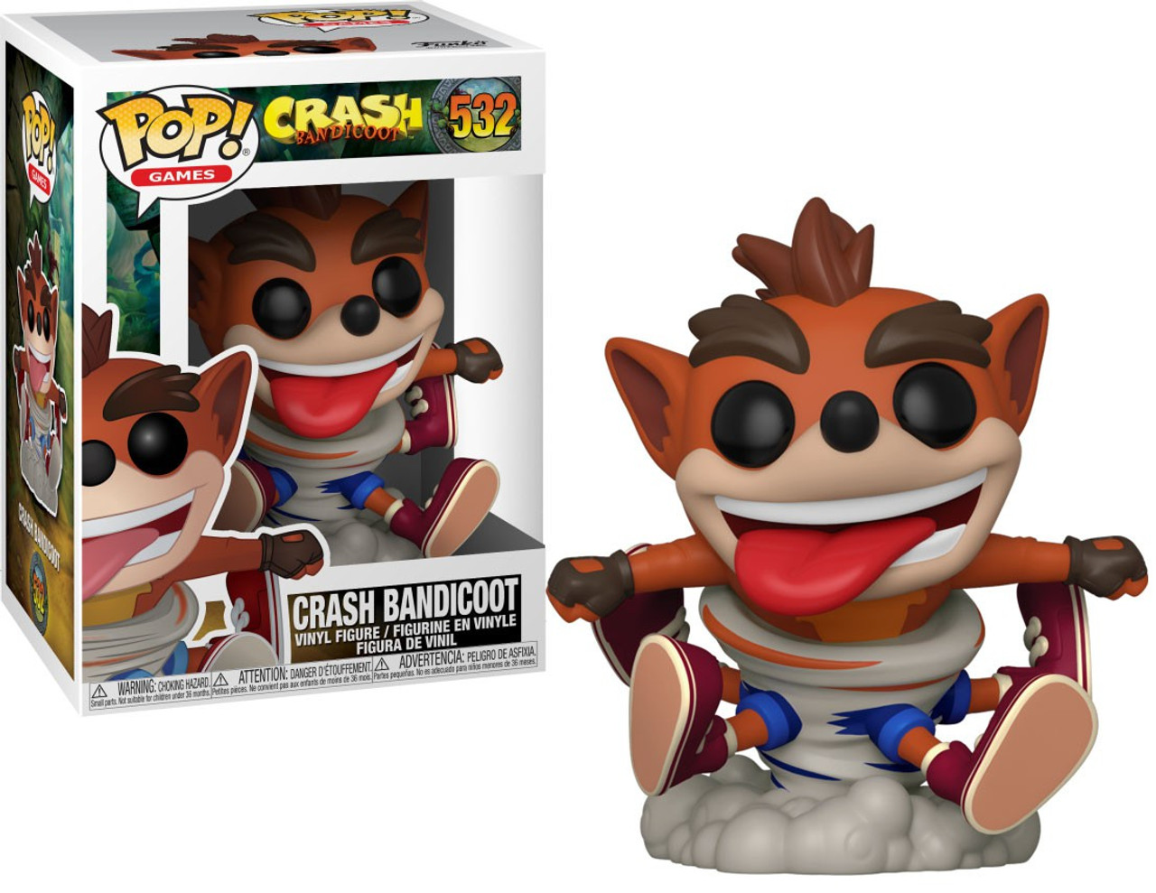 Funko Crash Bandicoot Pop Games Crash Vinyl Figure Toywiz