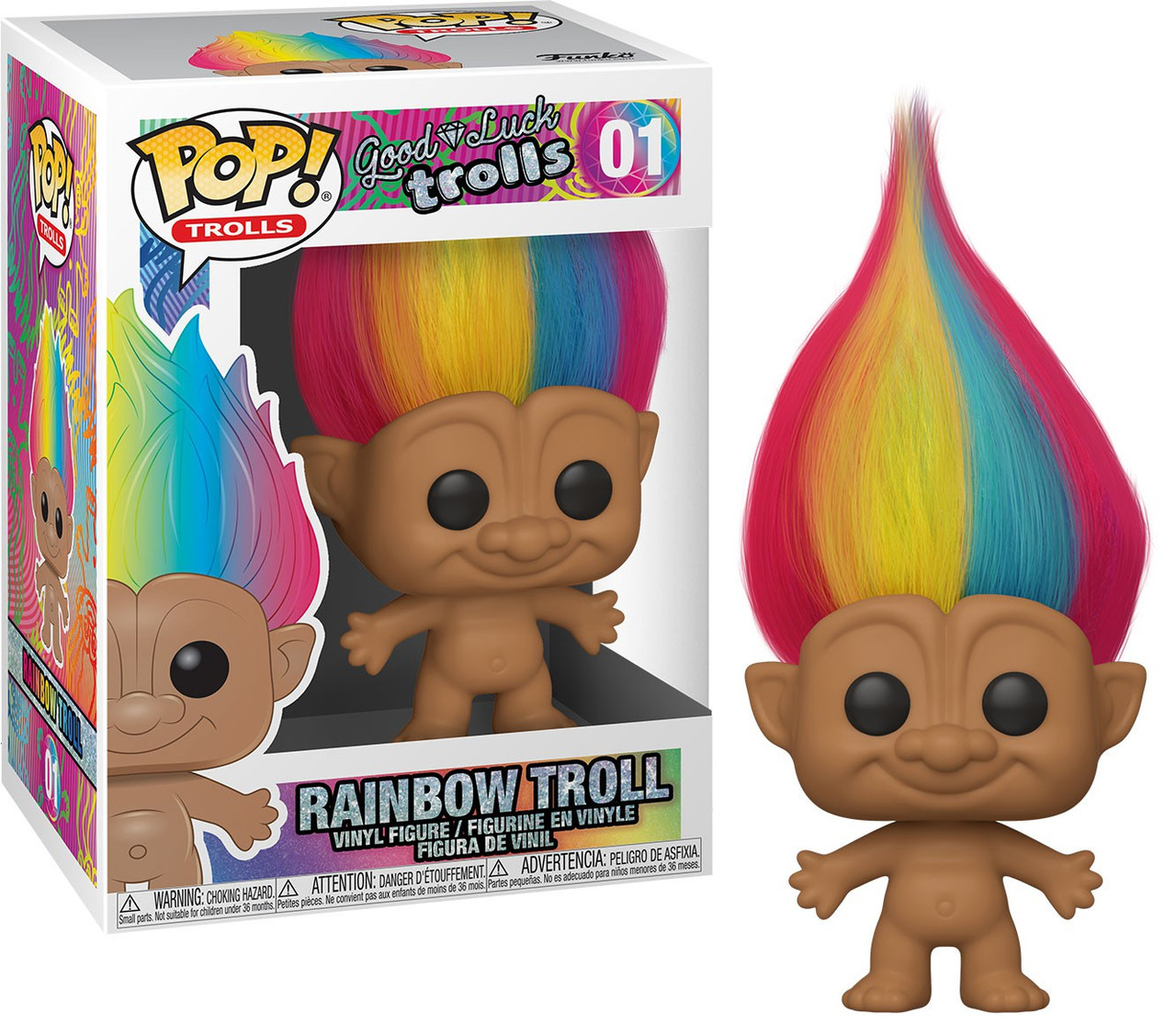 rainbow troll funko pop