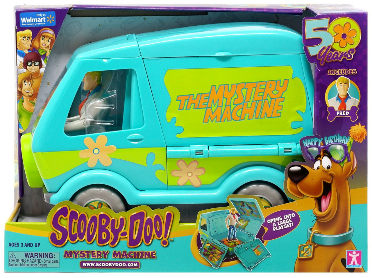 scooby doo action figures and mystery machine