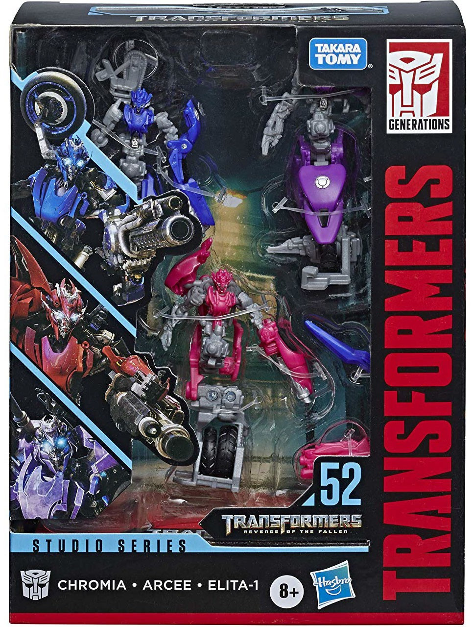 Transformers Generations Studio Series Arcee, Chromia Elita-1
