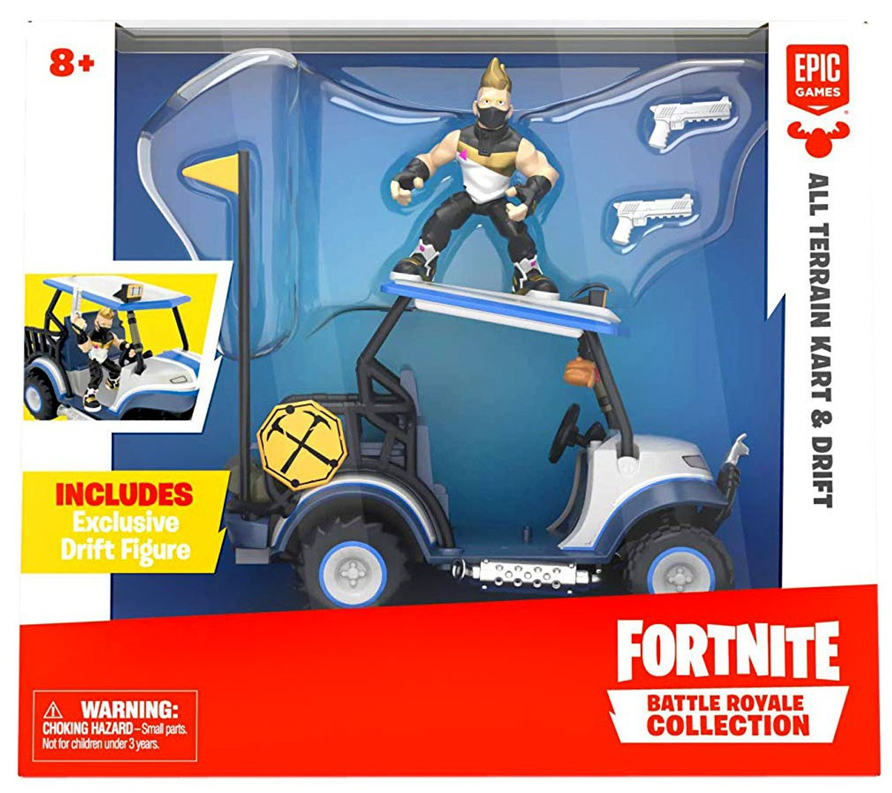 Fortnite Bumblebee Vehicle Fortnite Epic Games Battle Royale Collection All Terrain Kart Drift 2 Vehicle Mini Figure Moose Toys Toywiz