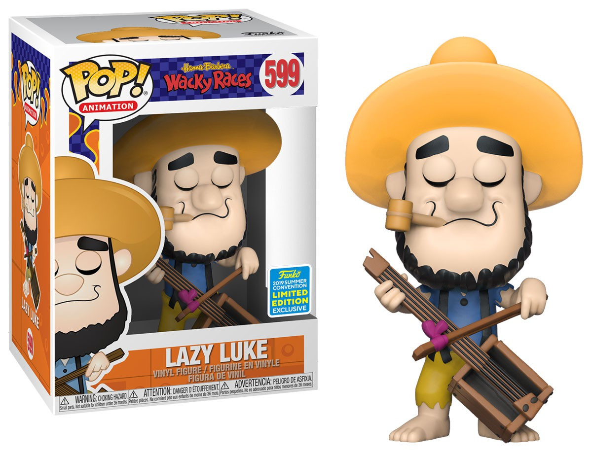 Funko Hanna-Barbera Wacky Races POP Animation Lazy Luke Exclusive Vinyl ...
