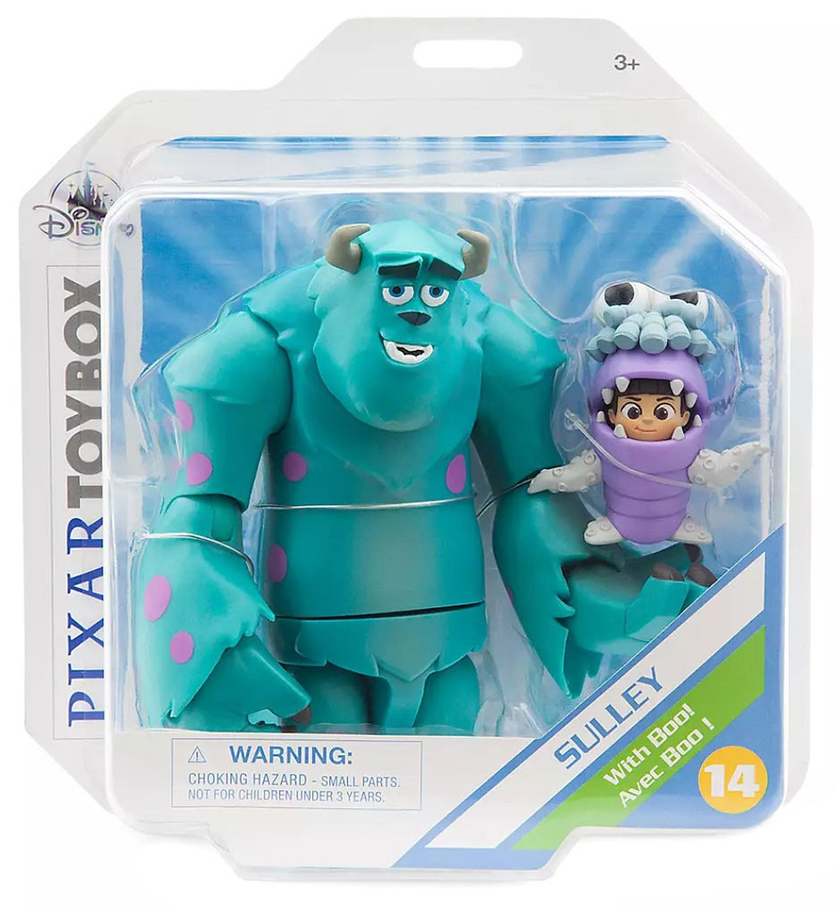 Disney Pixar Monsters Inc Toybox Sulley With Boo Exclusive Action Figure Set Toywiz