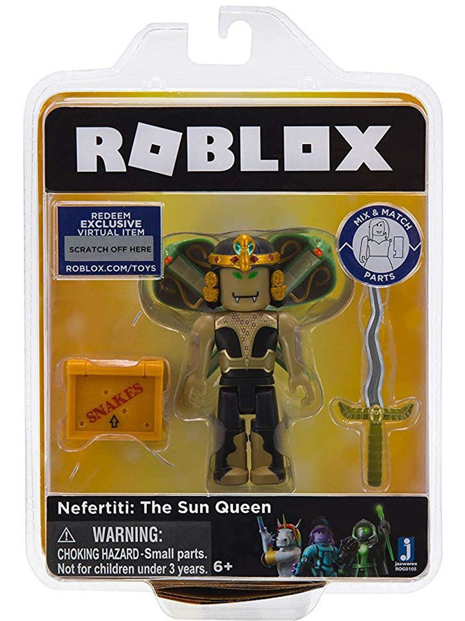 Roblox Nefertiti The Sun Queen 3 Action Figure Jazwares Toywiz - navy queen of the night roblox toy