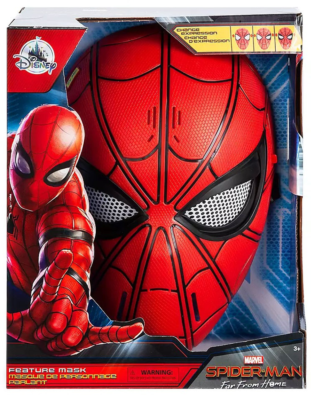 Disney Marvel Spider Man Far From Home Spider Man Exclusive Talking Mask Toywiz - spider man mask roblox code