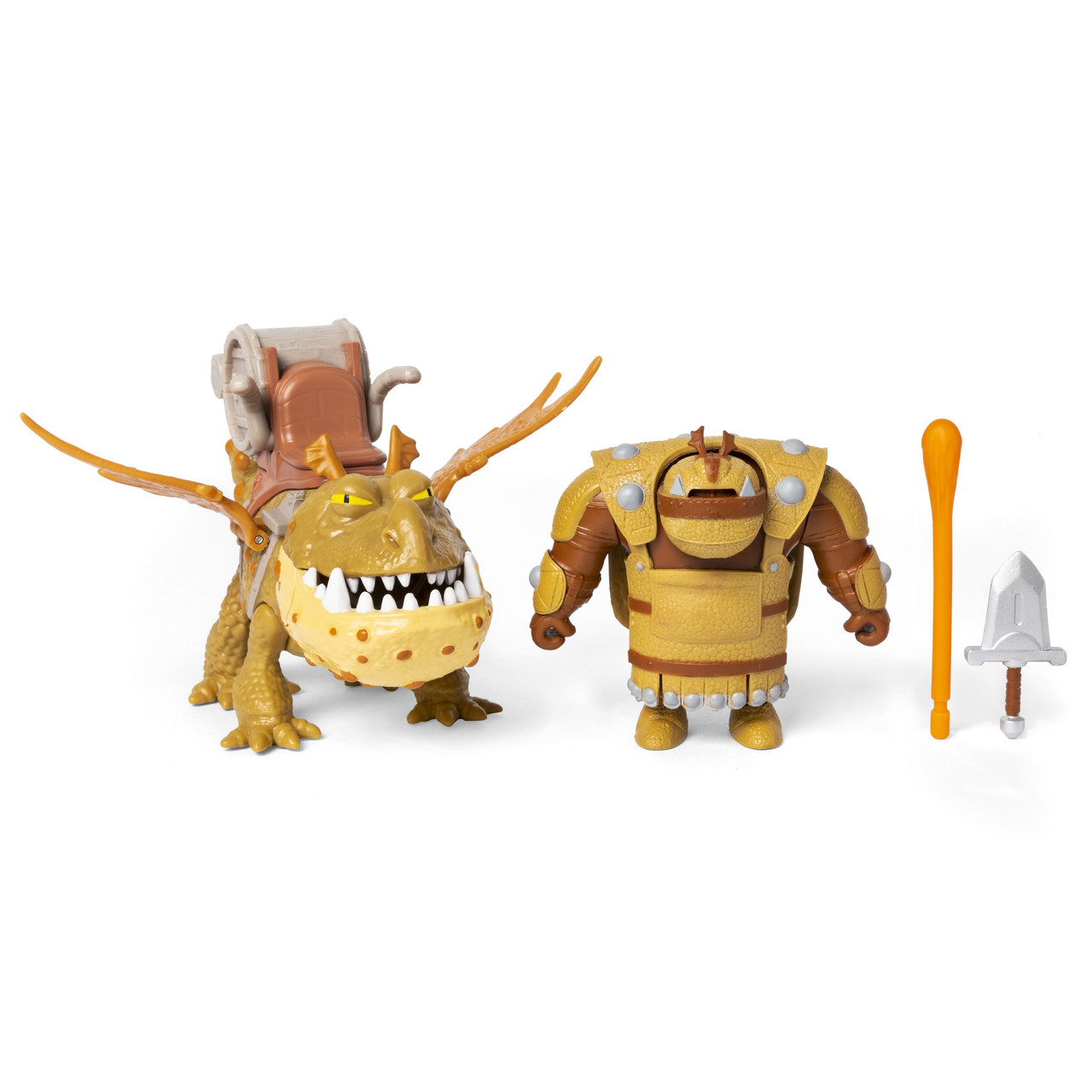 How to Train Your Dragon The Hidden World Fishlegs Meatlug Action