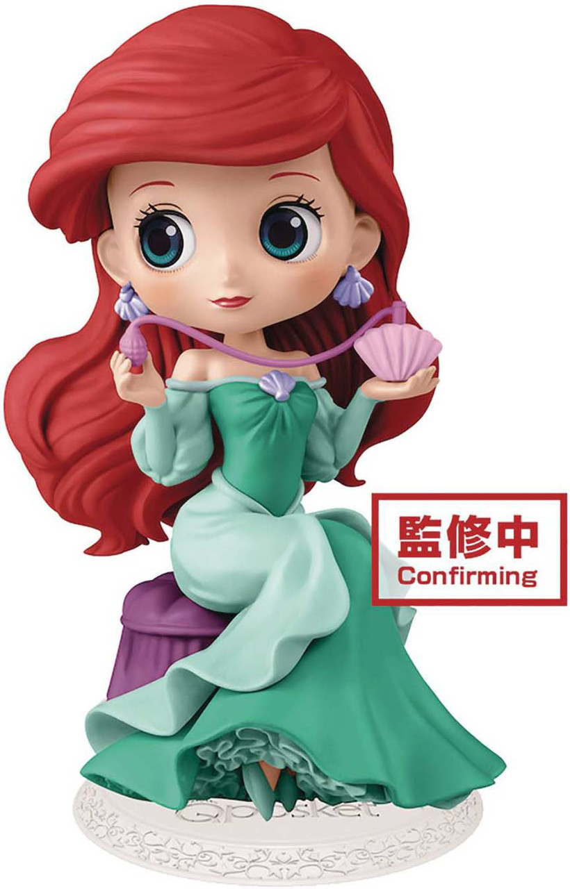 Disney The Little Mermaid Q Posket Perfumagic Ariel Collectible Pvc Figure Version 1 Banpresto Toywiz