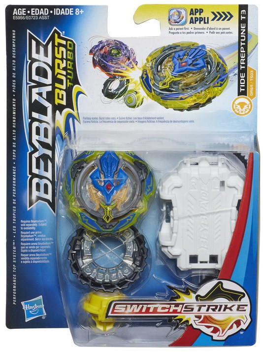 Beyblade Burst Turbo Switchstrike Tide Treptune T3 Starter Pack