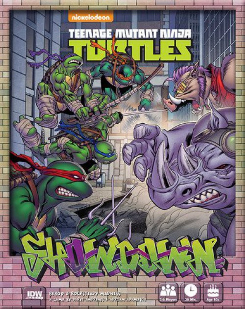 Teenage Mutant Ninja Turtles Showdown Bebop Rocksteady Board Game Idw Games Toywiz - two acts in sonic reborn a roblox game