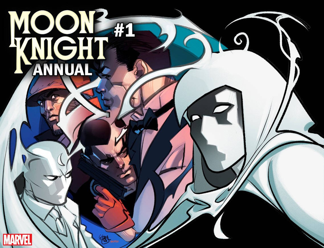 Marvel Comics Moon Knight Comic Book Annual 1 Pasqual Ferry ...
