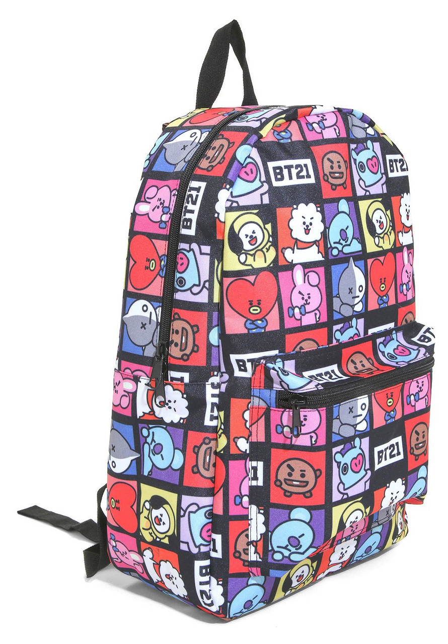 bt21 black backpack