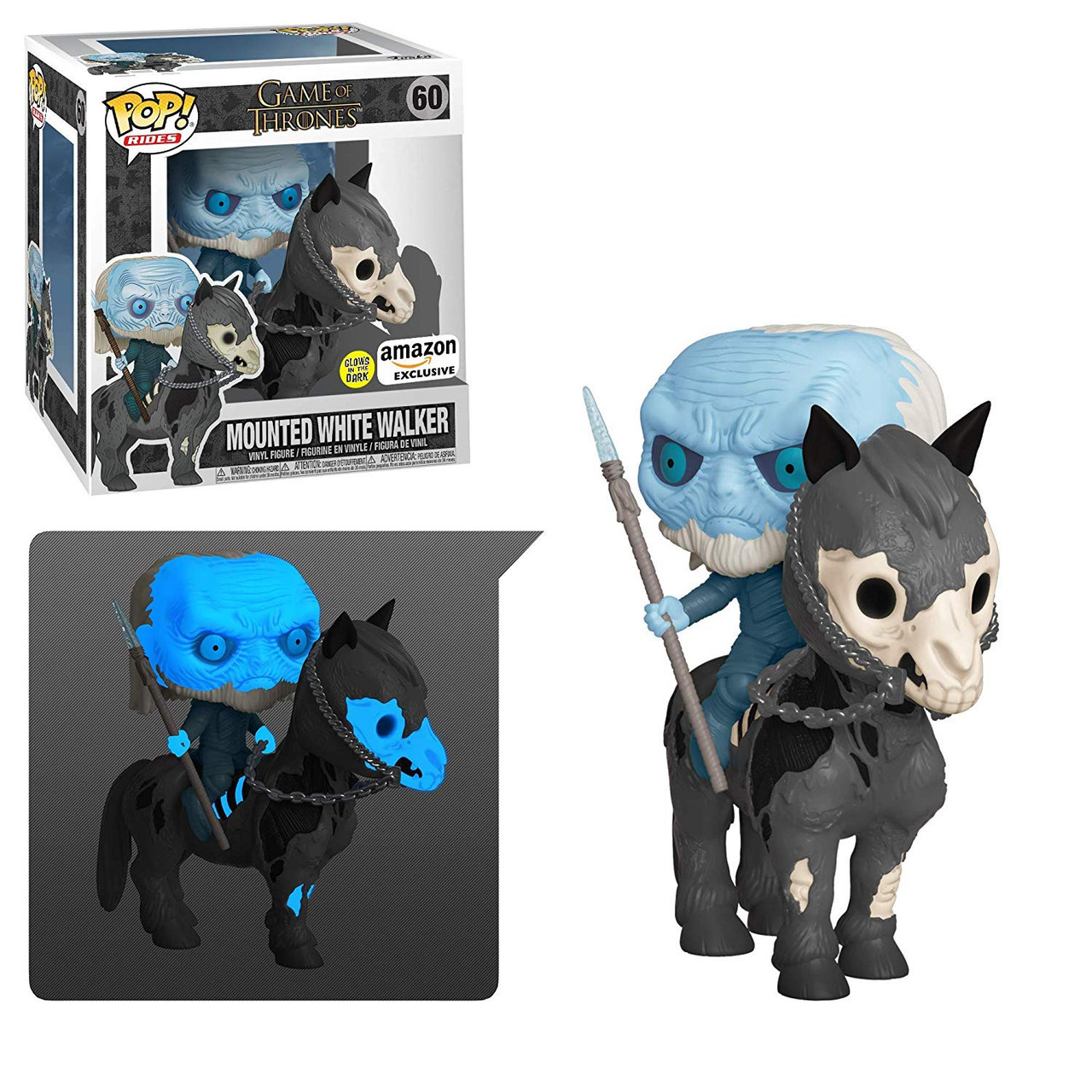 white walker on horse funko pop