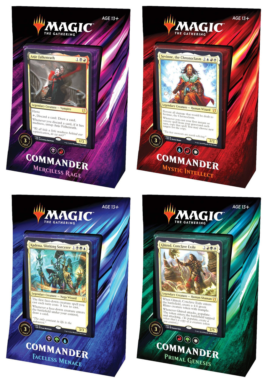 commander 2019 deck faceless menace