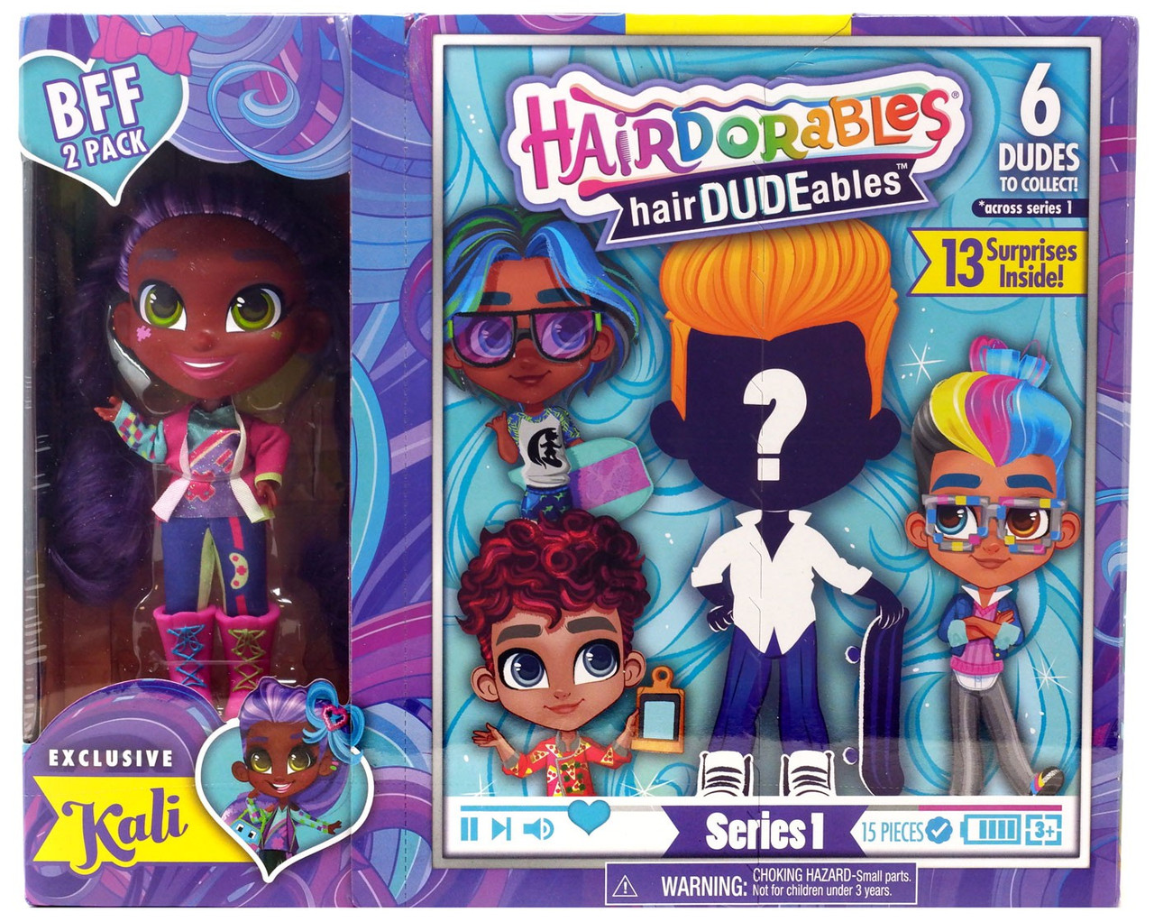 Hairdorables Hairdudeables Series 1 Kali Bff 2 Pack Just Play Toywiz