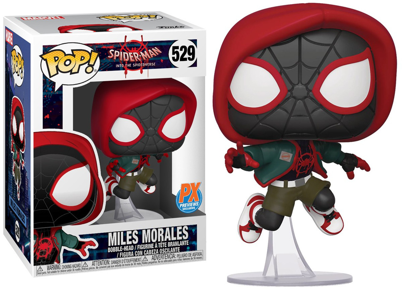 Funko Pop Miles Morales Vinyl Figur New Toy Keychain Animated Spider