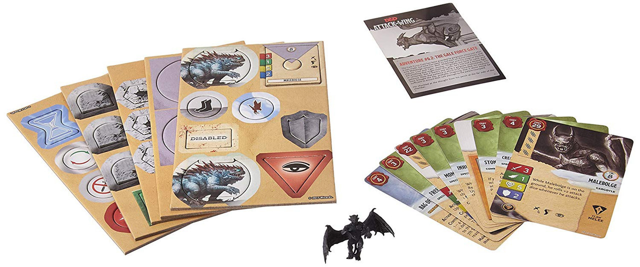 Dungeons Dragons Attack Wing Miniatures Game Gargoyle Expansion Set Wizkids Toywiz - roblox gargoyle wings