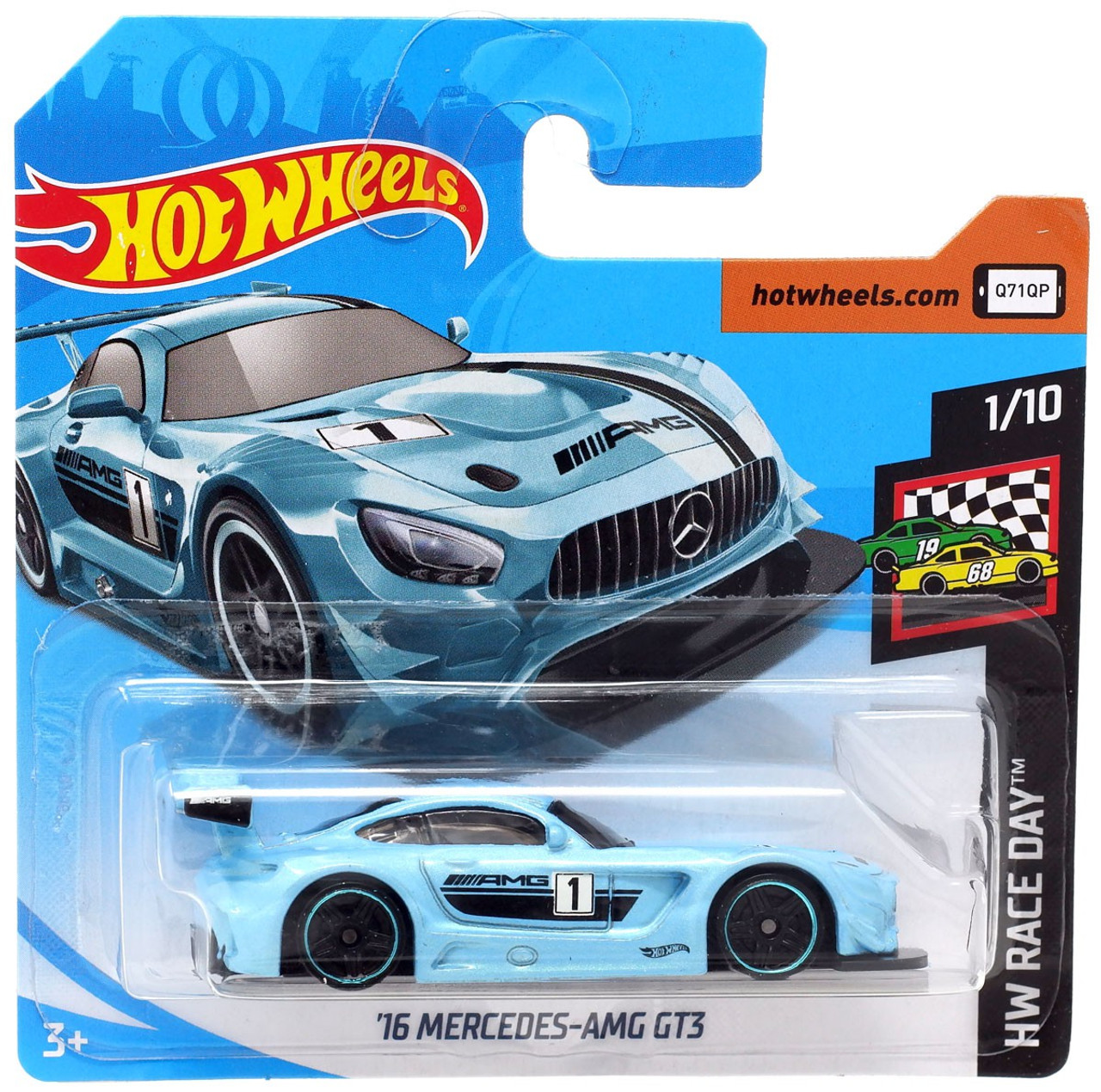 hot wheels mercedes amg gt3 blue