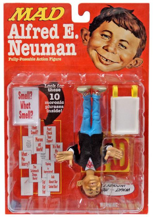 MAD Magazine Alfred E. Neuman Action Figure DC Direct - ToyWiz