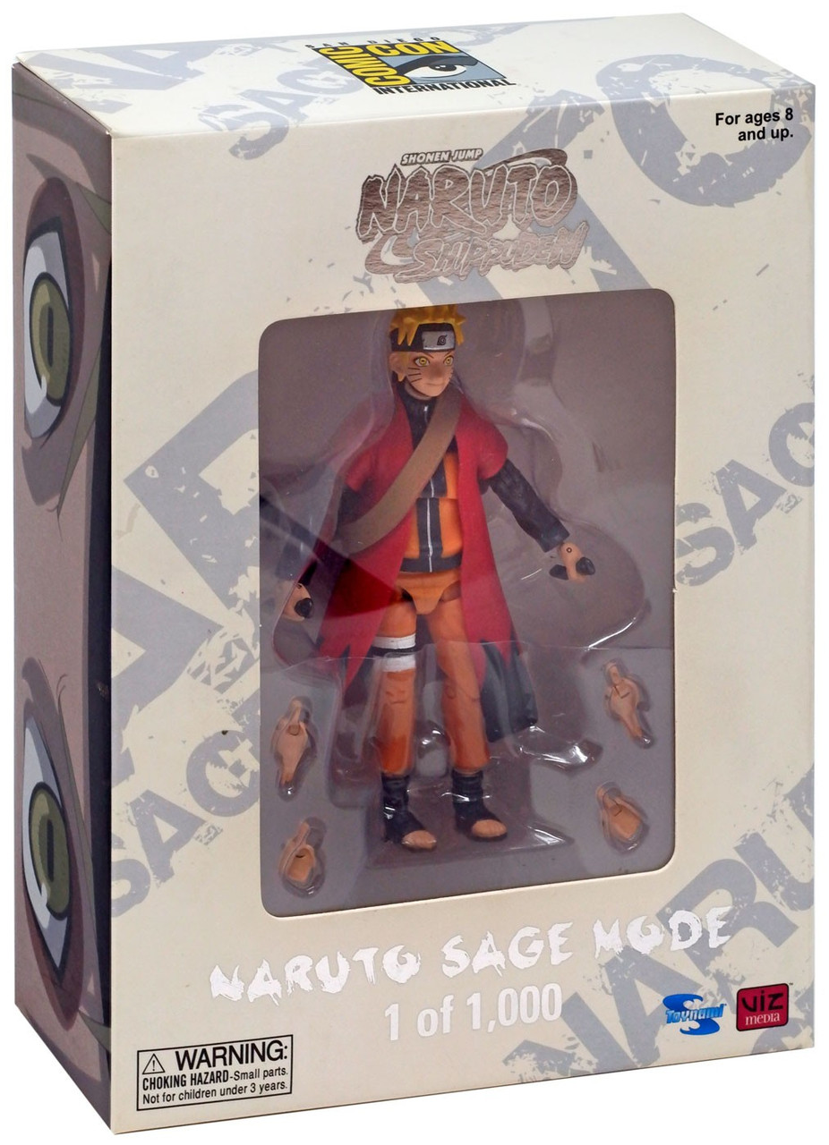 Naruto Shippuden Sage Mode Naruto Action Figure Sdcc 2010 Exclusive Toynami Toywiz - naruto sage mode roblox