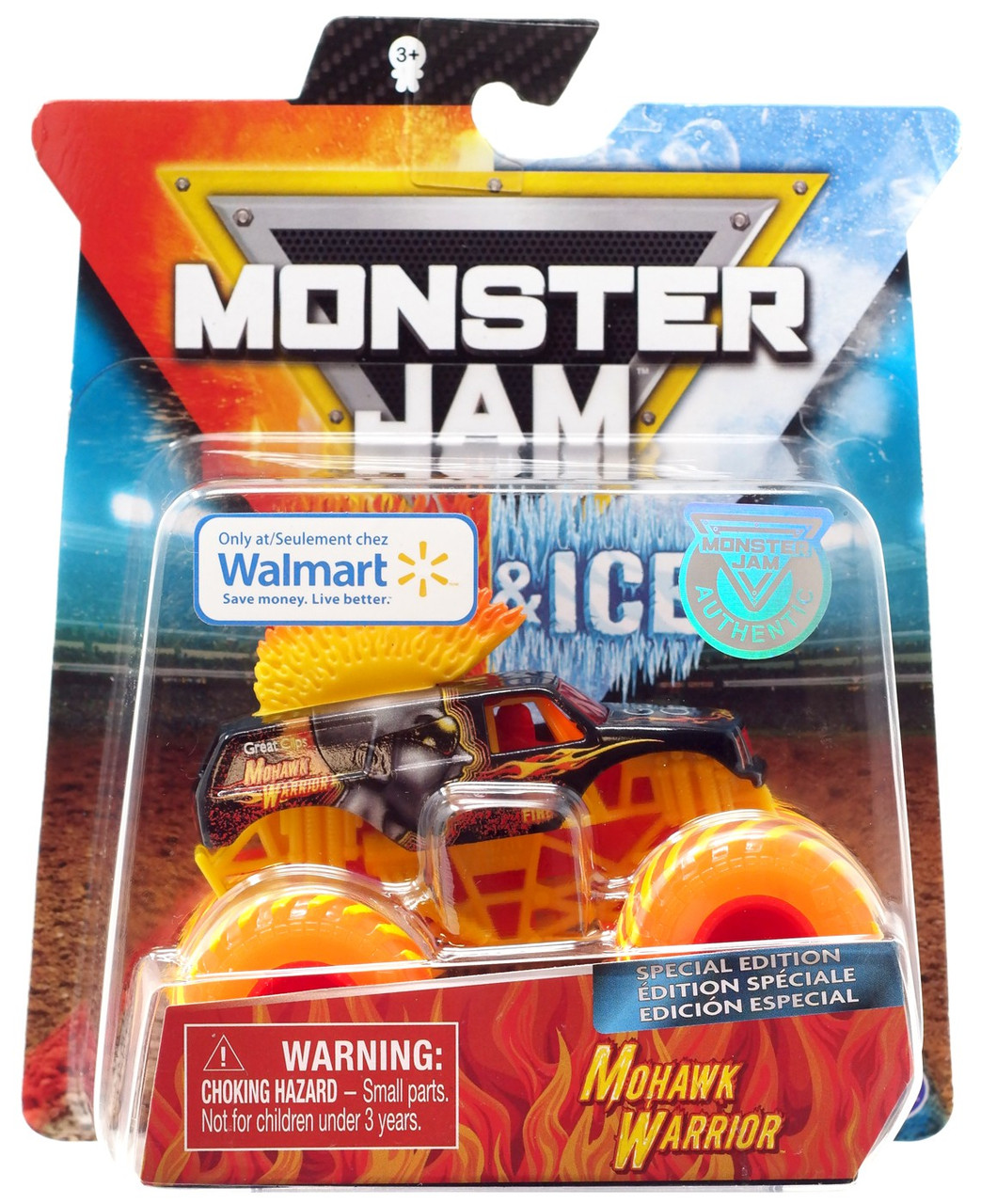Monster Jam Fire Ice Mohawk Warrior Exclusive 164 Die Cast