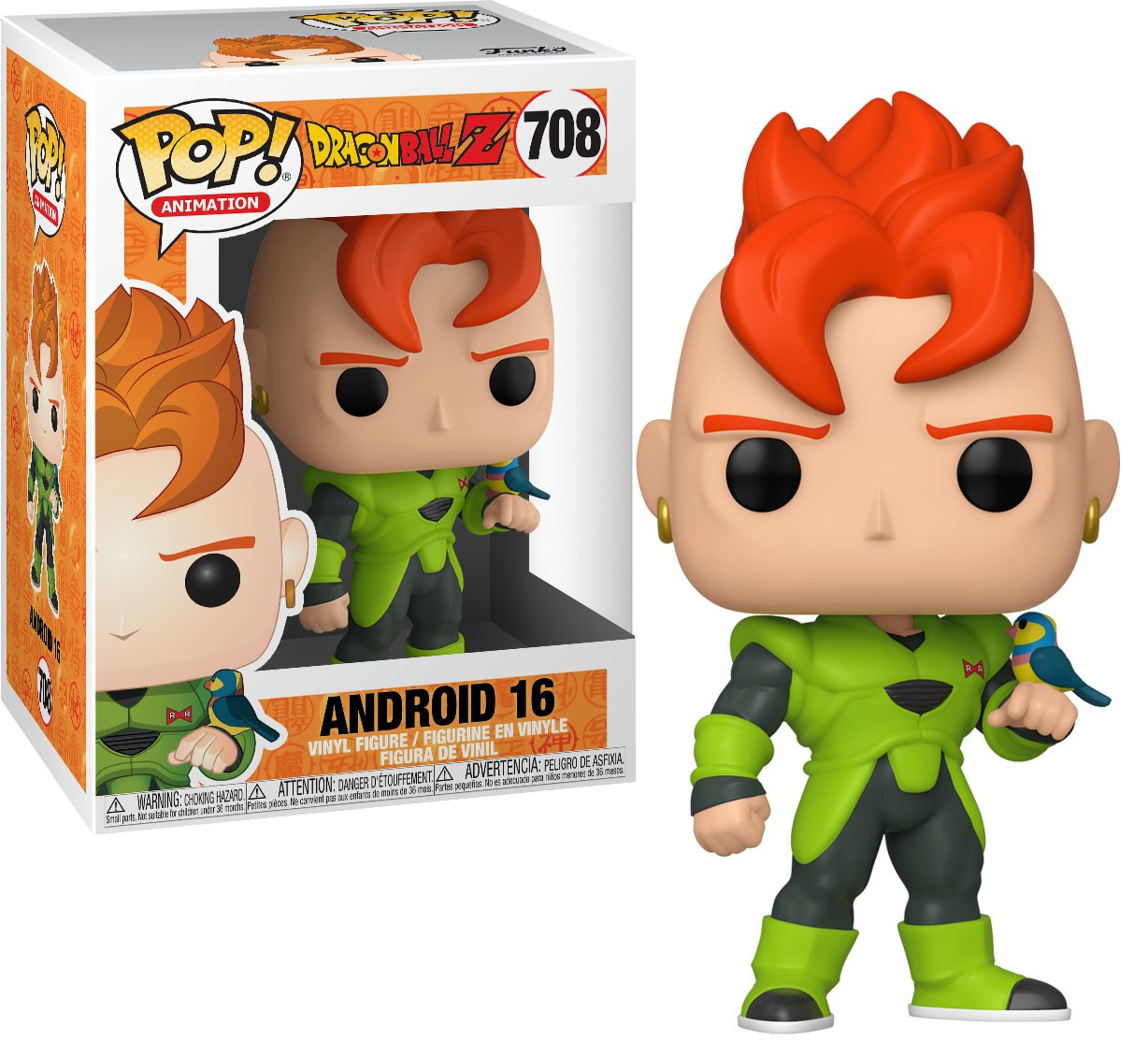 Funko Dragon Ball Z POP Animation Android 16 Vinyl Figure - ToyWiz