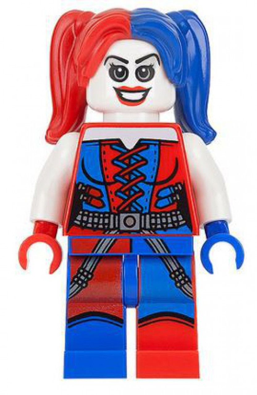 Lego Dc Super Heroes Batman Ii Harley Quinn Minifigure Red And