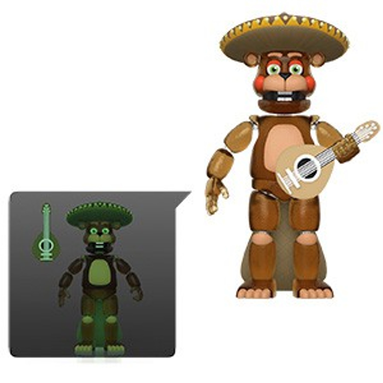 fnaf blacklight action figures