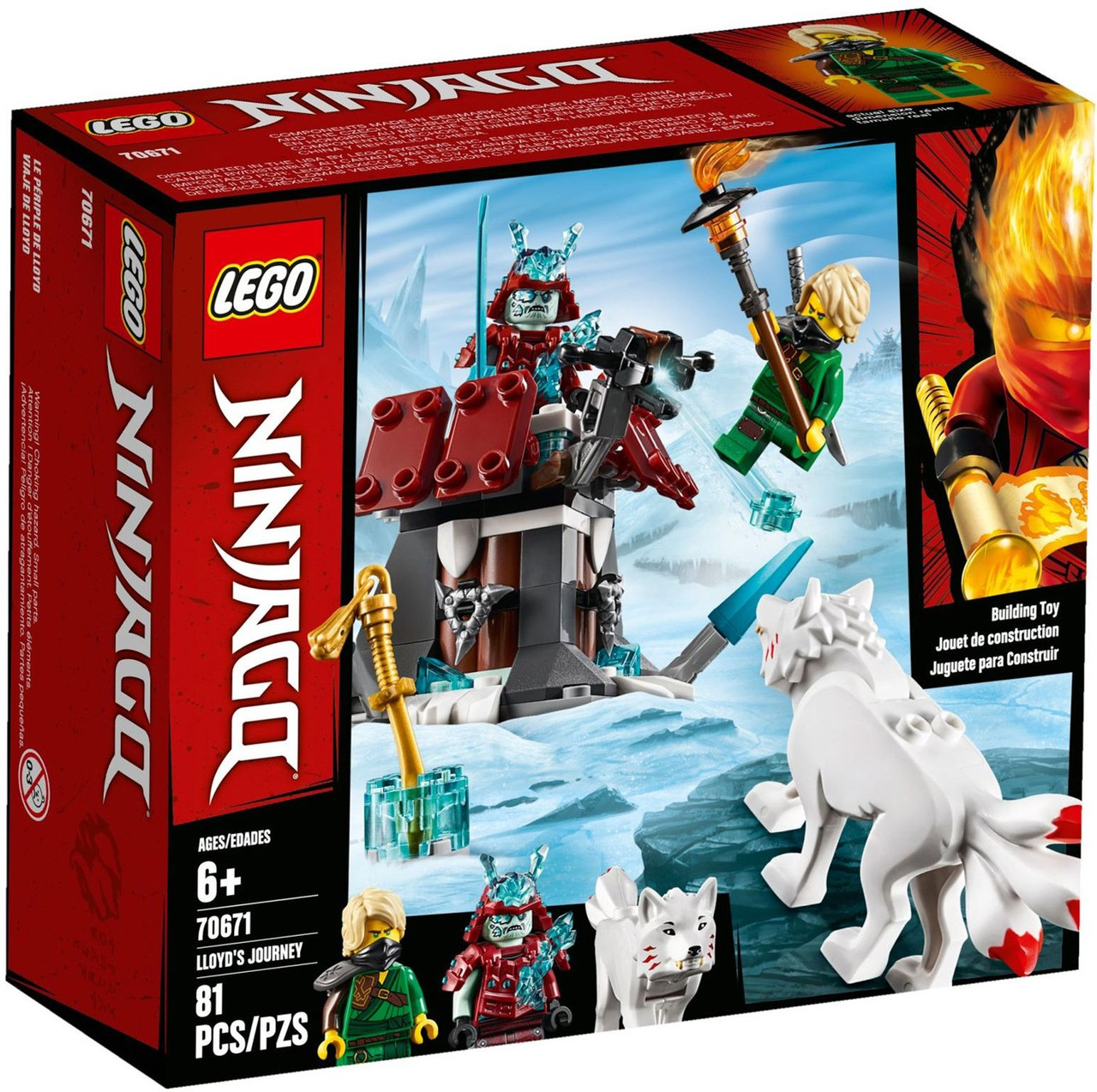Lego Ninjago Lloyds Journey Set 70671