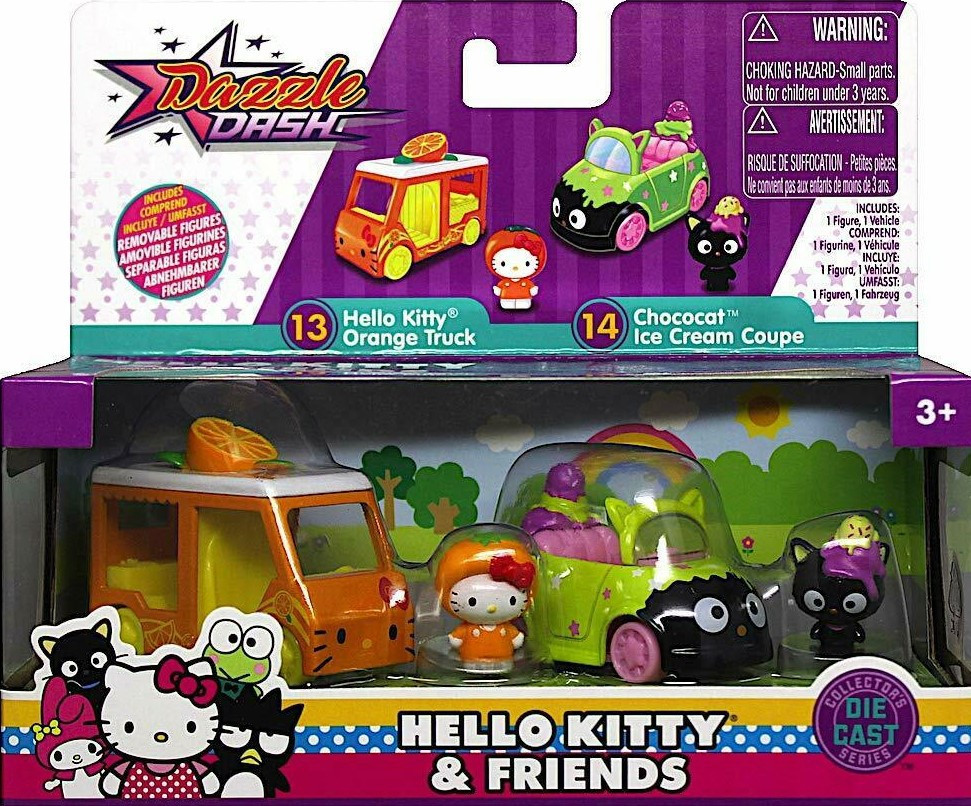 Hello Kitty Dazzle Dash Hello Kitty Orange Truck Chococat Ice