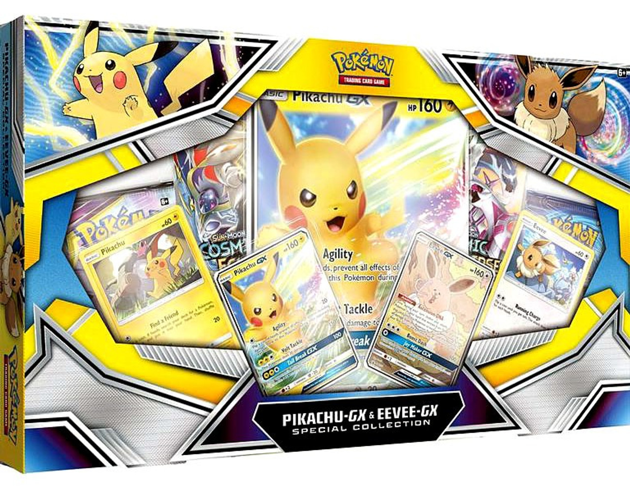 Pokemon Trading Card Game Pikachu Gx Eevee Gx Special Collection Box