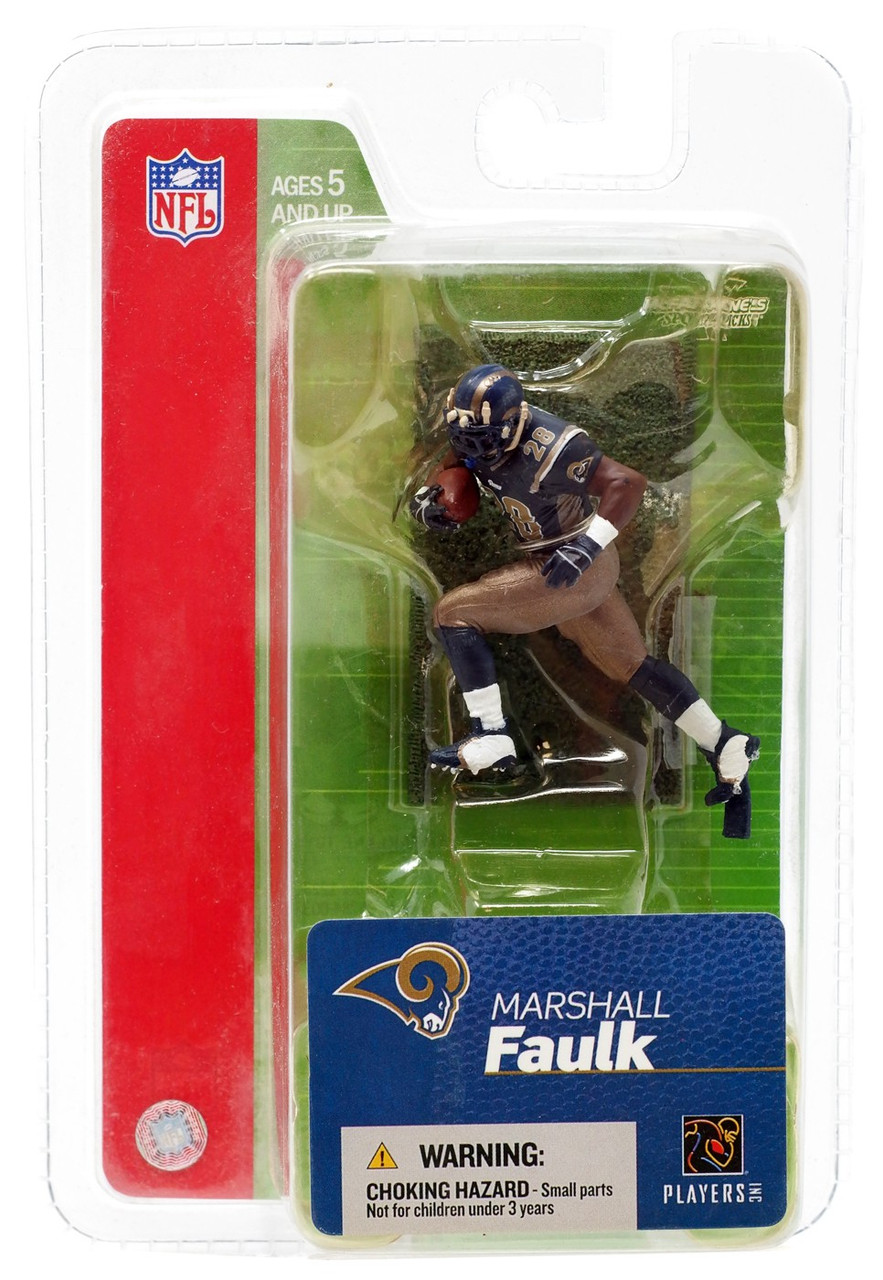 スポーツ McFarlane Marshall Faulk Rams No Helmet mfaulk28v2__88153.1568754052.