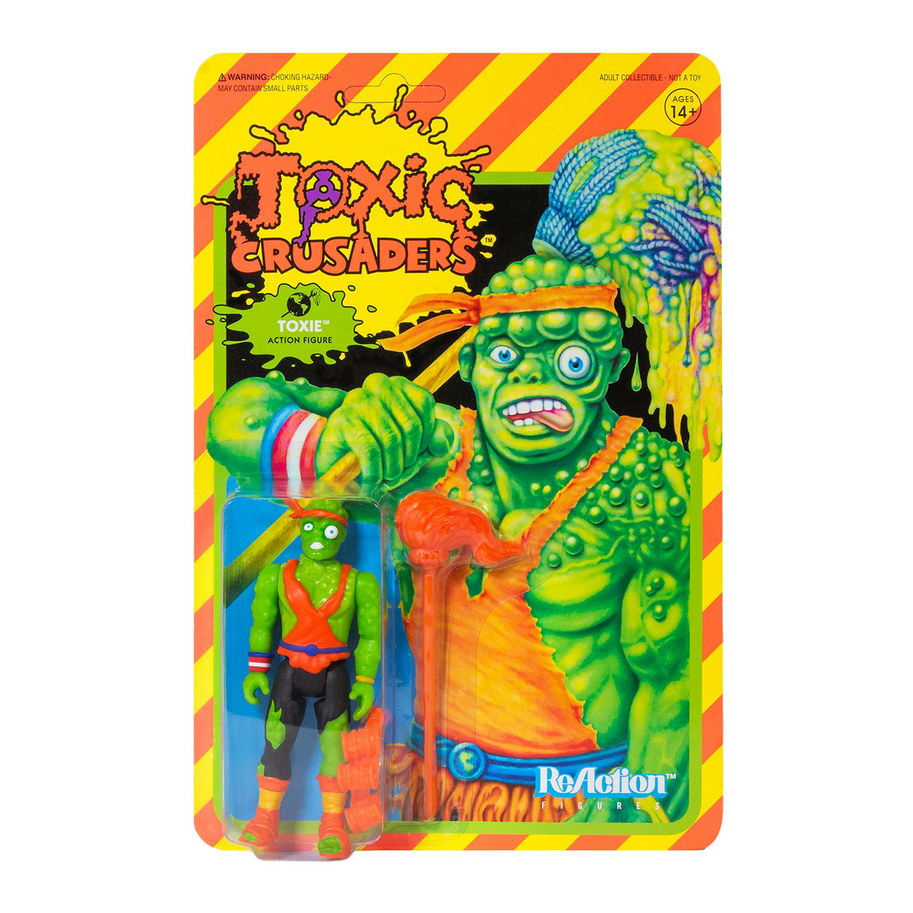 Toxic Crusaders ReAction Toxie 3.75 Action Figure Super7 - ToyWiz