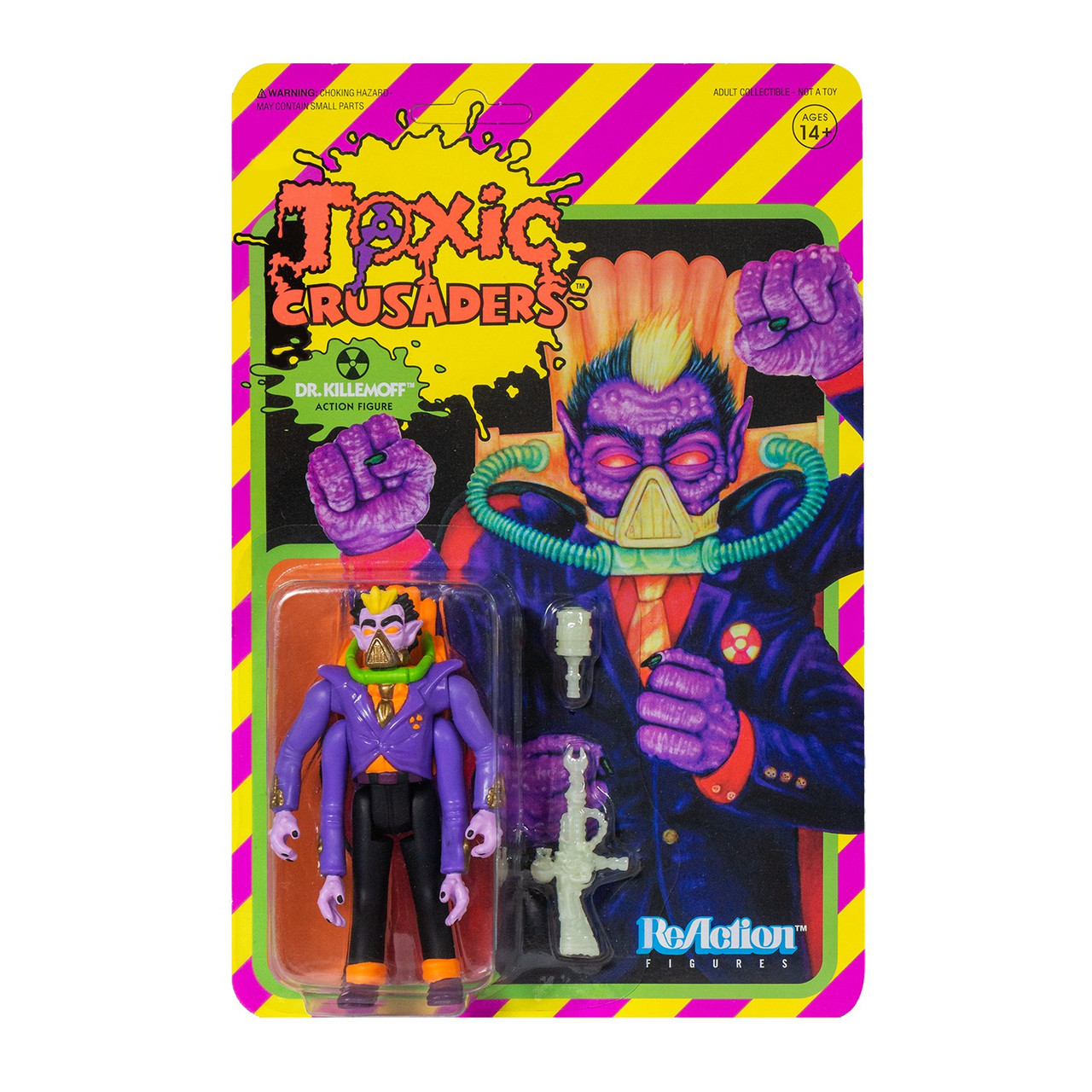 Toxic Crusaders ReAction Dr. Killemoff 3.75 Action Figure Super7