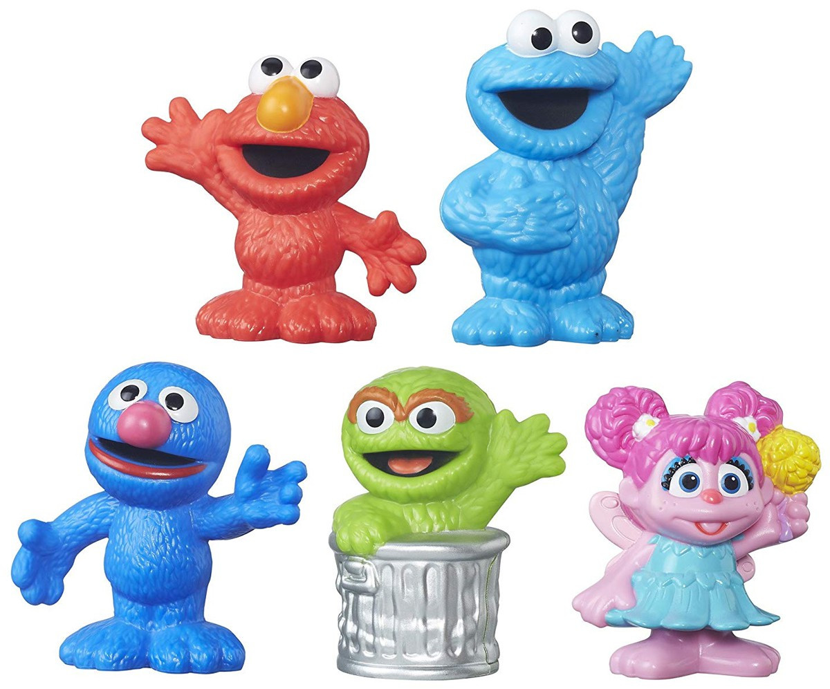 Sesame Street Elmo Cookie Monster Grover Oscar The Grouch Abby