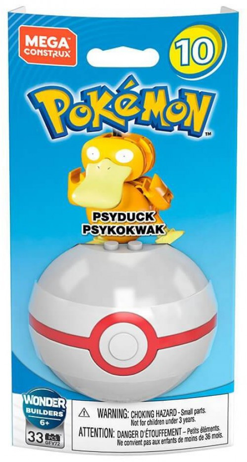 Pokemon Series 10 Psyduck Set Mega Construx Toywiz Pokemon Series 10 Psyduck Set Mega Construx Toywiz