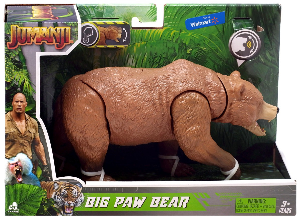 Jumanji Big Paw Bear Exclusive Figure with Sound Lanard ToyWiz