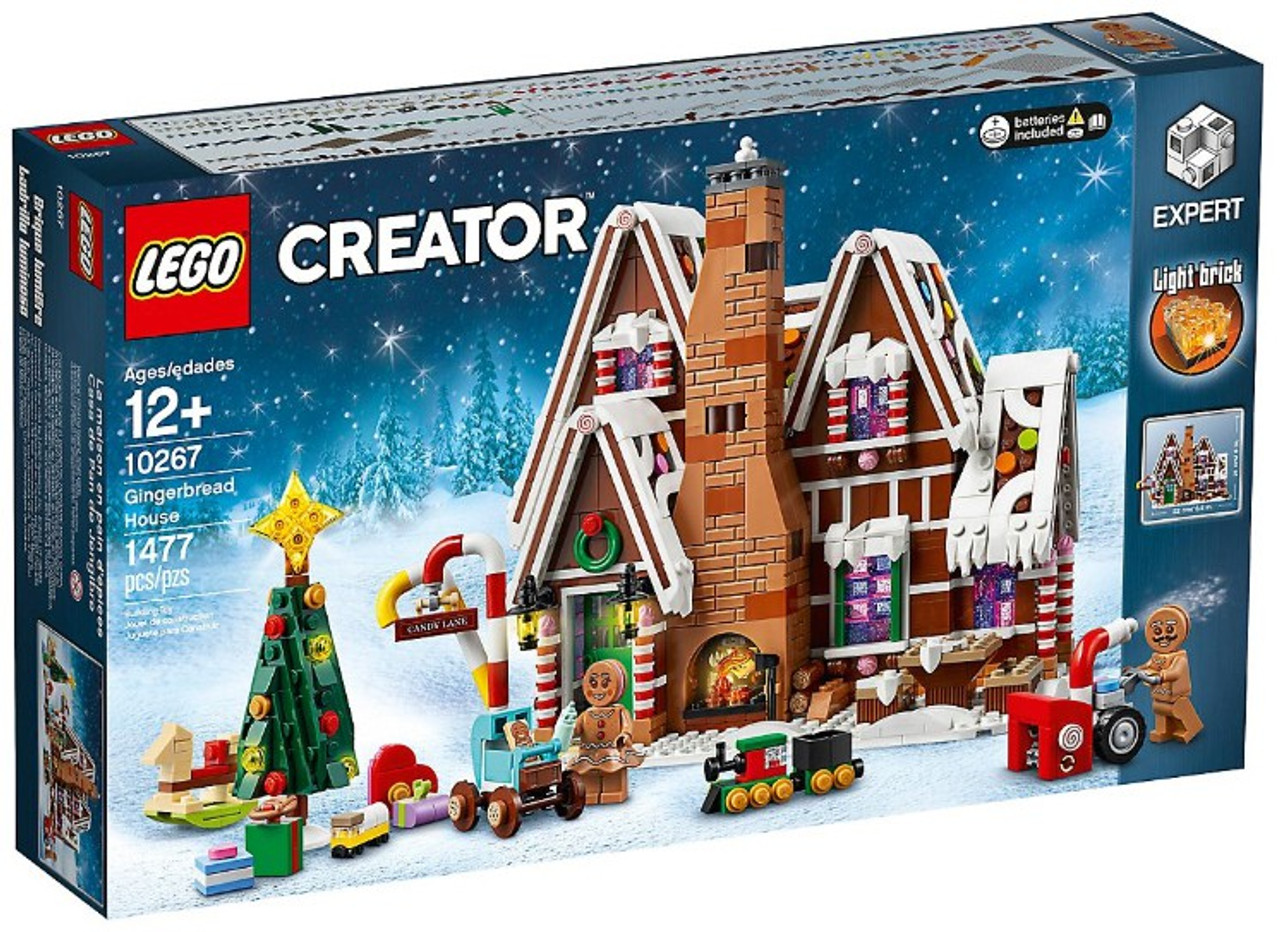 lego gingerbread house