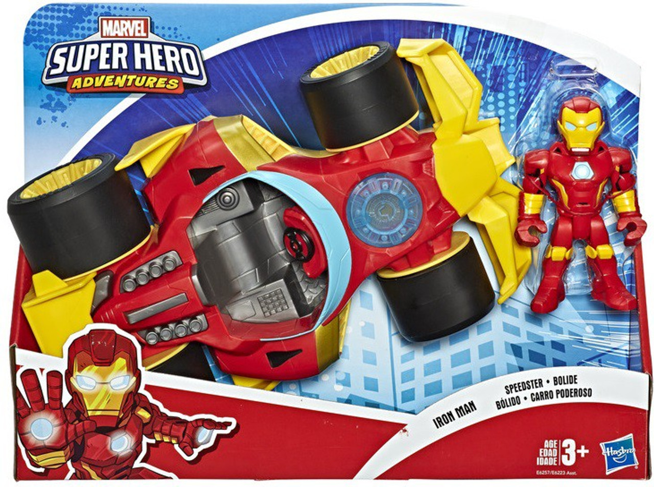 NEW Playskool Heroes Marvel Super Hero Adventures Iron Man Speedster