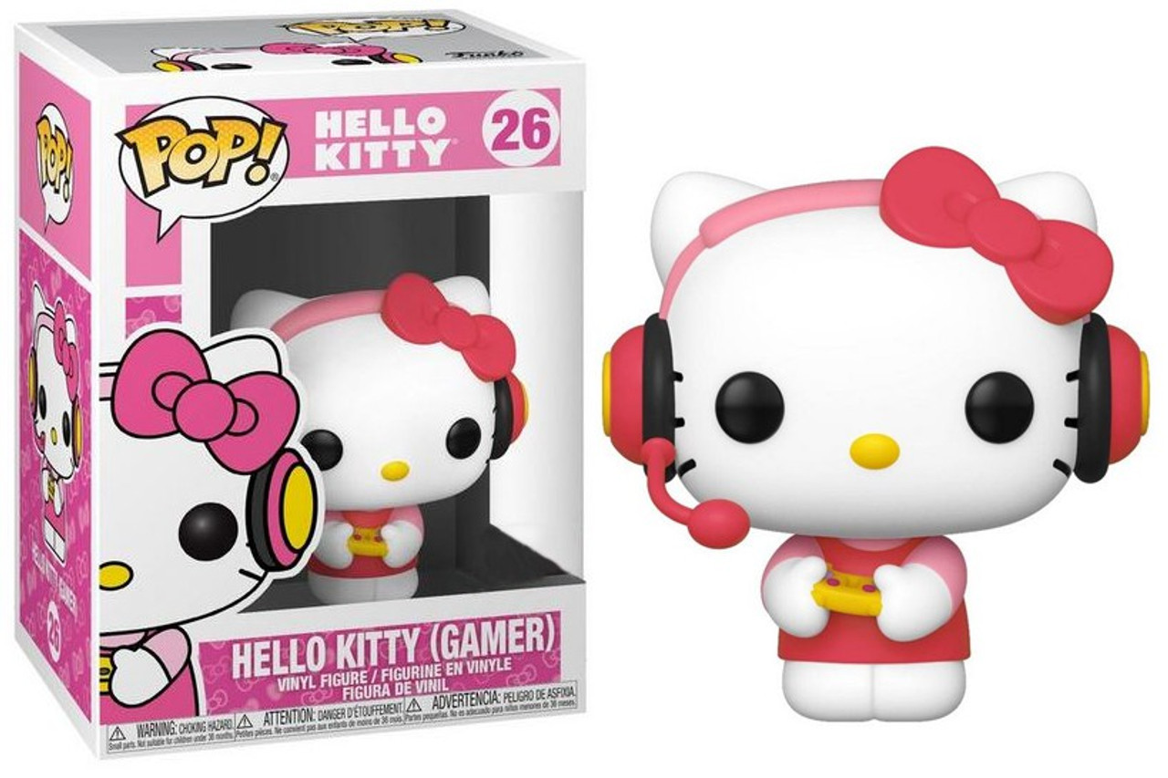 Funko Hello Kitty Pop Sanrio Hello Kitty Exclusive Vinyl Figure 26 Gamer Toywiz - hello kitty roblox t shirt