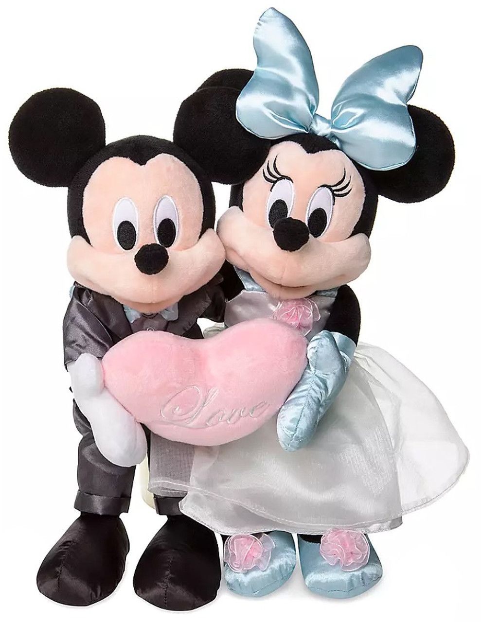 Disney Mickey Mouse Mickey Minnie Mouse Wedding 12 Plush Set Toywiz - bendy and the ink machine bow tie minnie mouse t shirt roblox