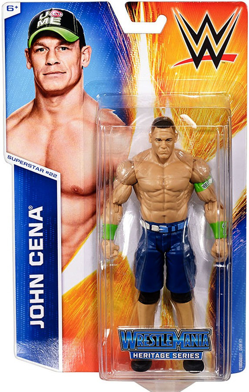 Wwe Wrestling Series 48 John Cena Action Figure 22 Damaged Package Mattel Toys Toywiz - john cena wrestlemania 21 attire updated roblox