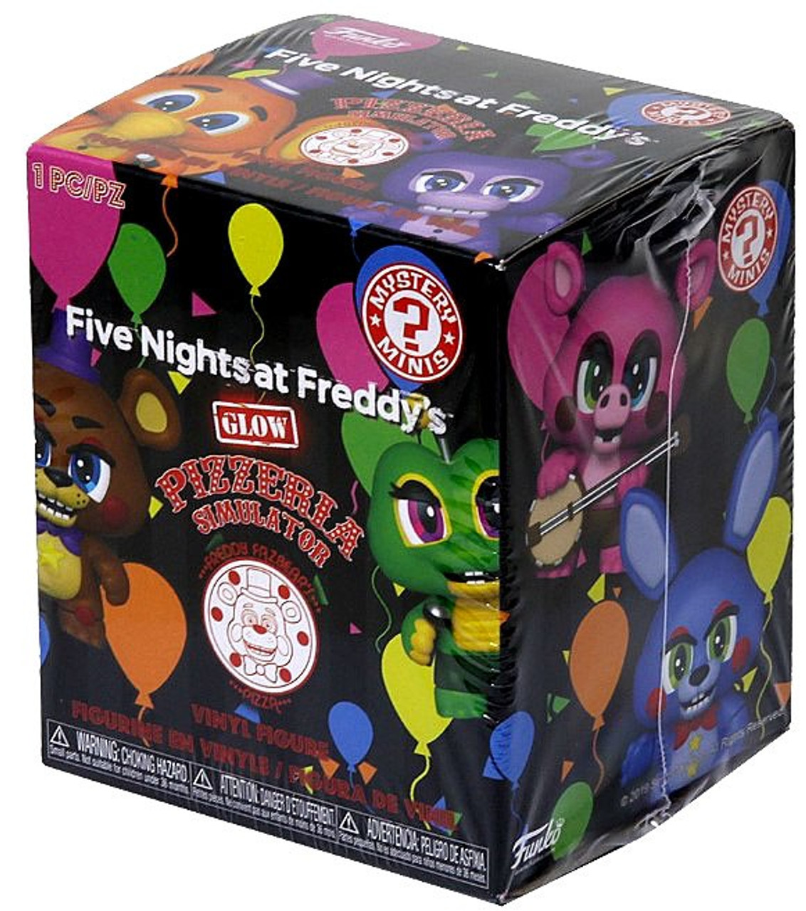 fnaf glow in the dark mystery minis