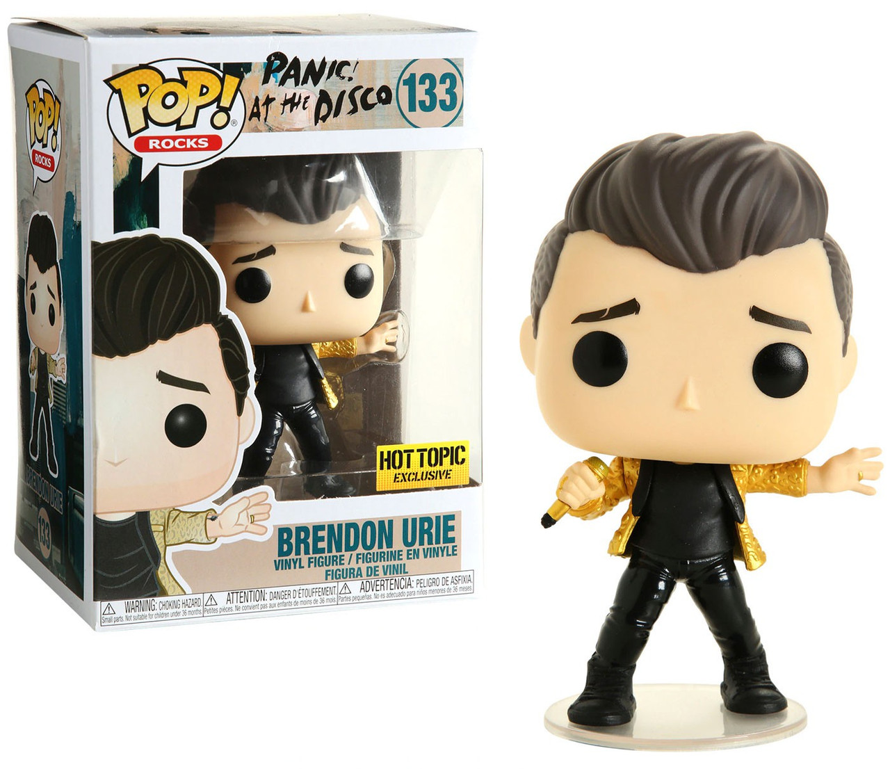 Funko Panic At the Disco POP Rocks Brendon Urie Exclusive Vinyl