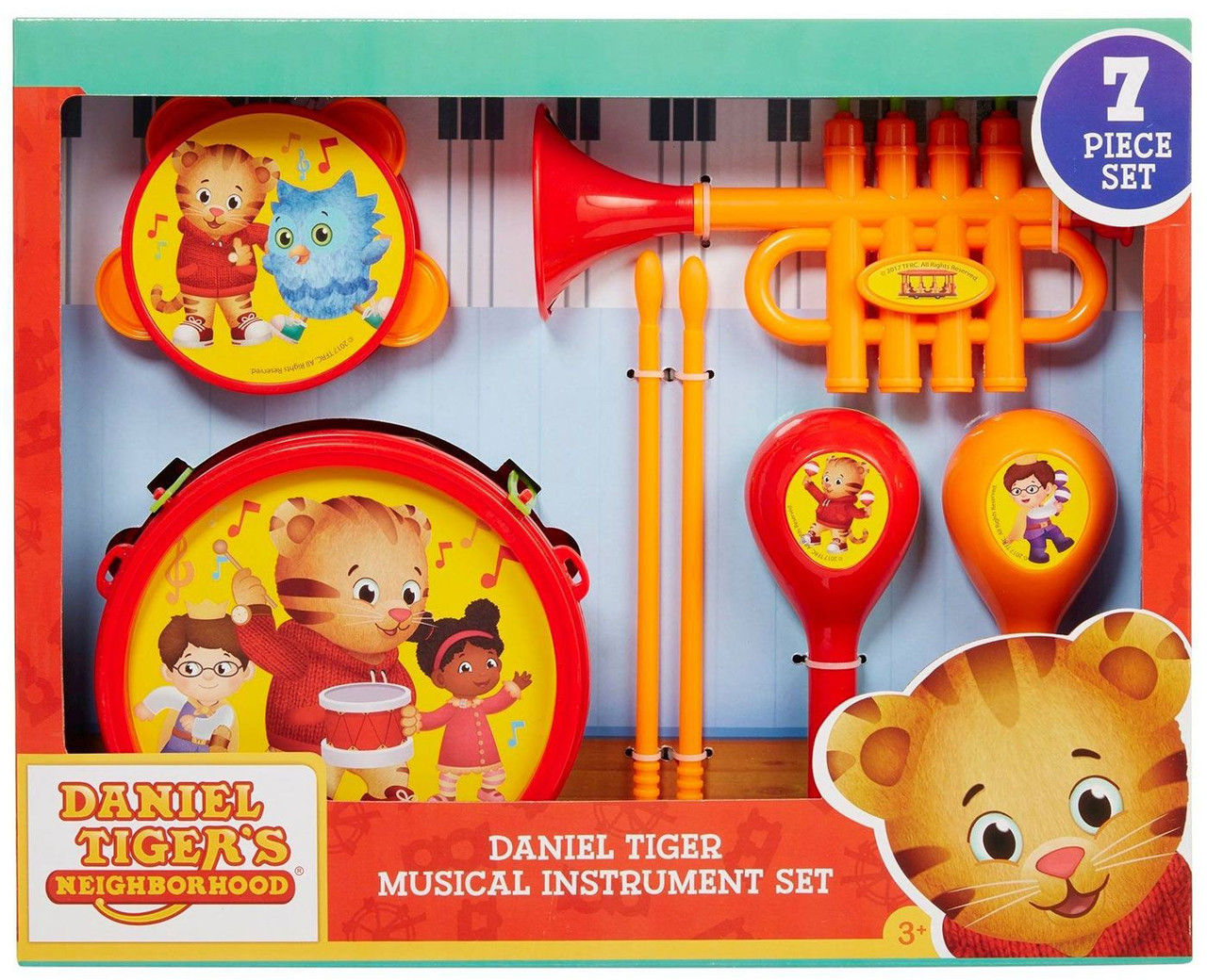Daniel Tigers Neighborhood Musical Instrument Set Damaged Package Jakks Pacific Toywiz - my game roblox by fat daniel