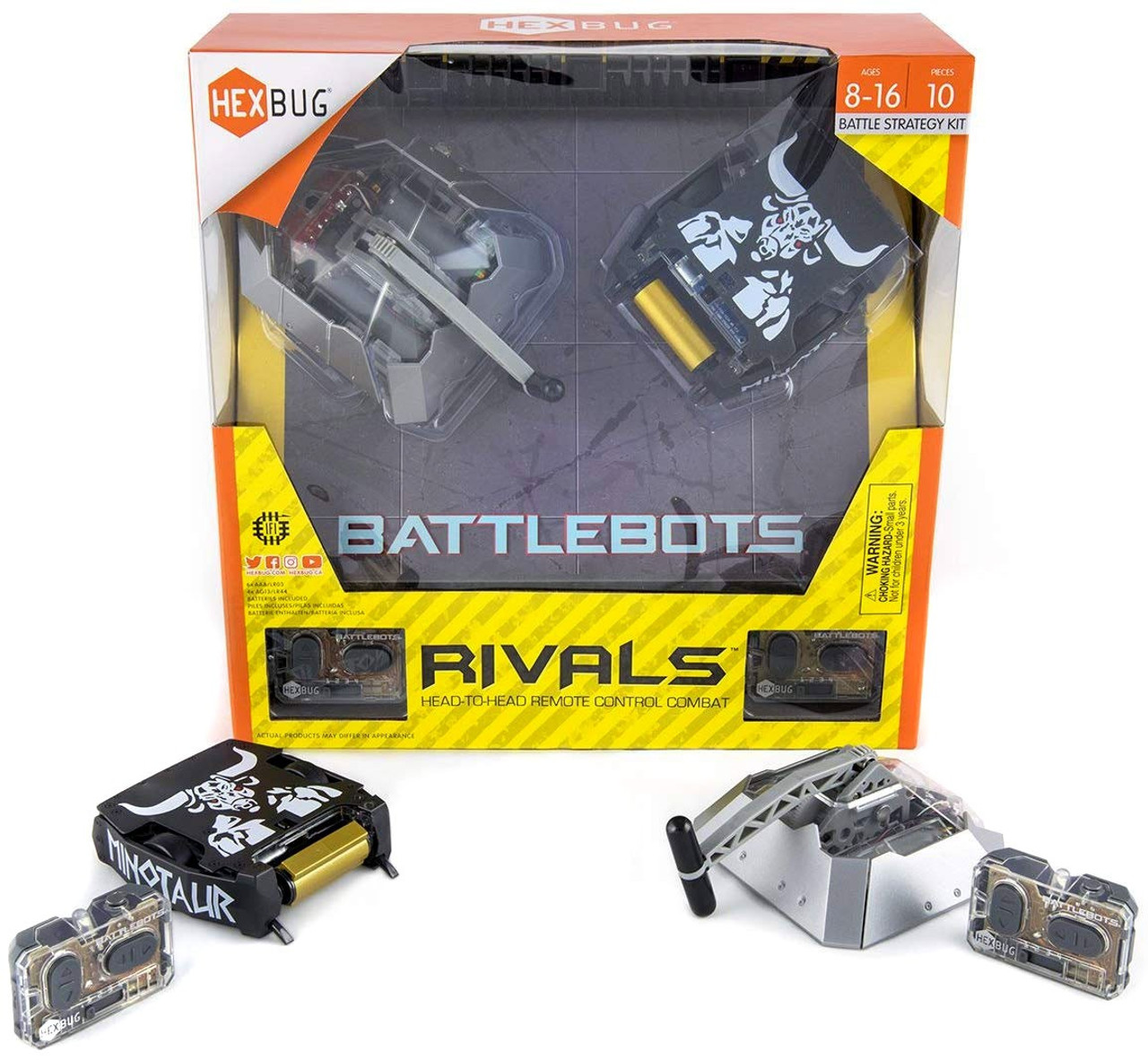 Hexbug Battlebots Rivals Beta Vs Minotaur Battle Strategy Kit Innovation First Toywiz - actual gear drum kit roblox