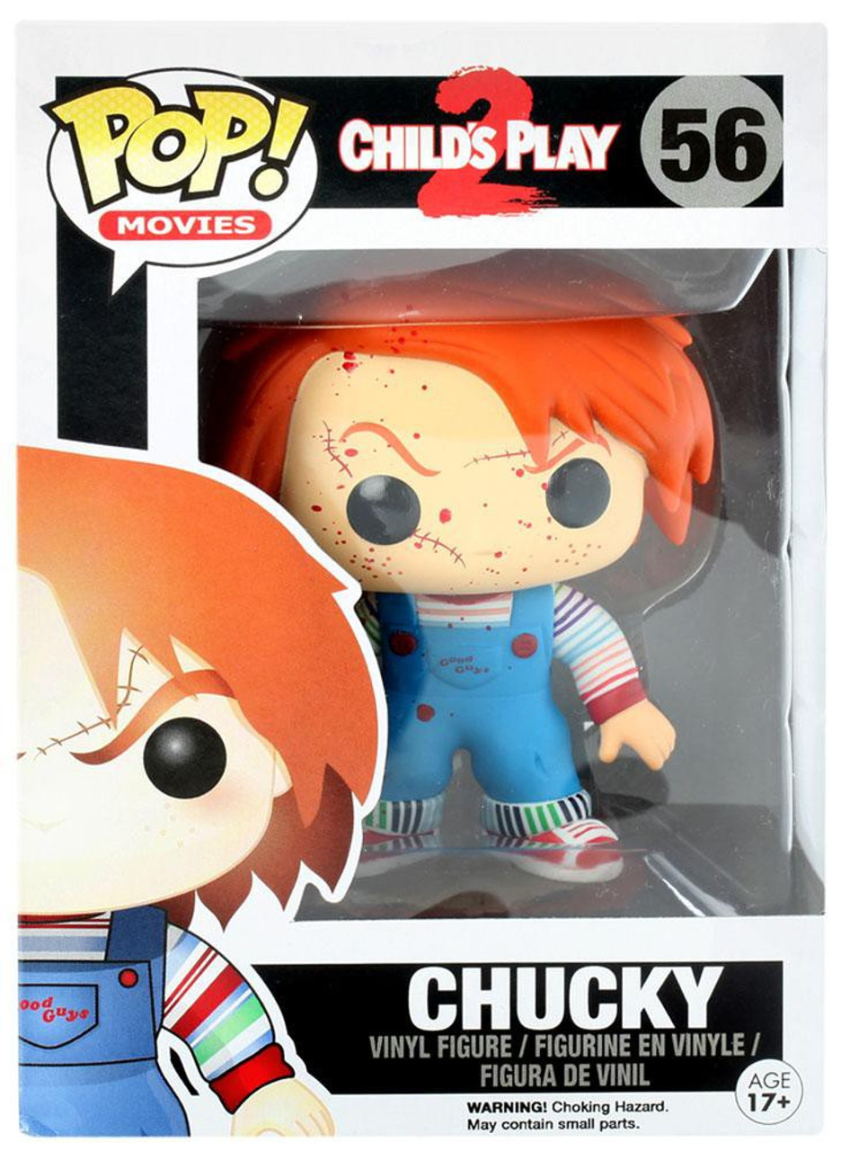 Funko Childs Play 2 Pop Movies Chucky Exclusive Vinyl Figure 56 Bloody Variant Damaged Package Toywiz - chucky box roblox