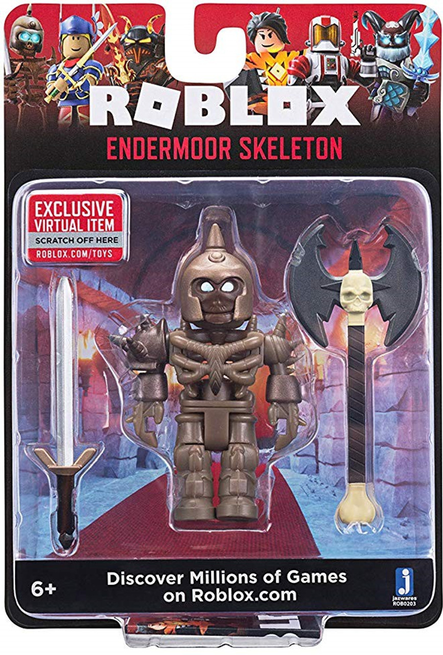 Roblox Endermoor Skeleton Action Figure - roblox work at a pizza place game pack jazwares toywiz