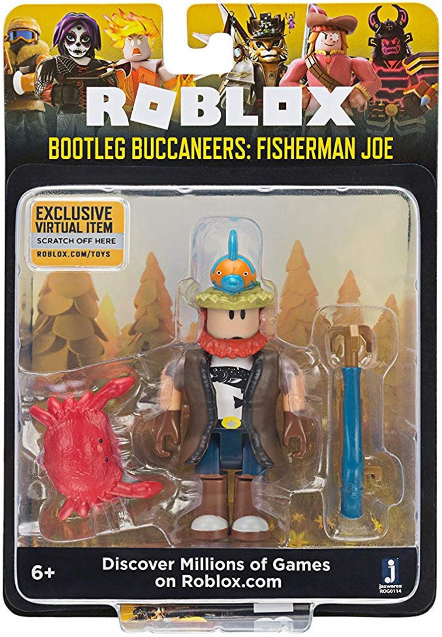 Roblox Celebrity Collection Bootleg Buccaneers Fisherman Joe 3 Action Figure Jazwares Toywiz - other action figures roblox meepcity fisherman figure pack