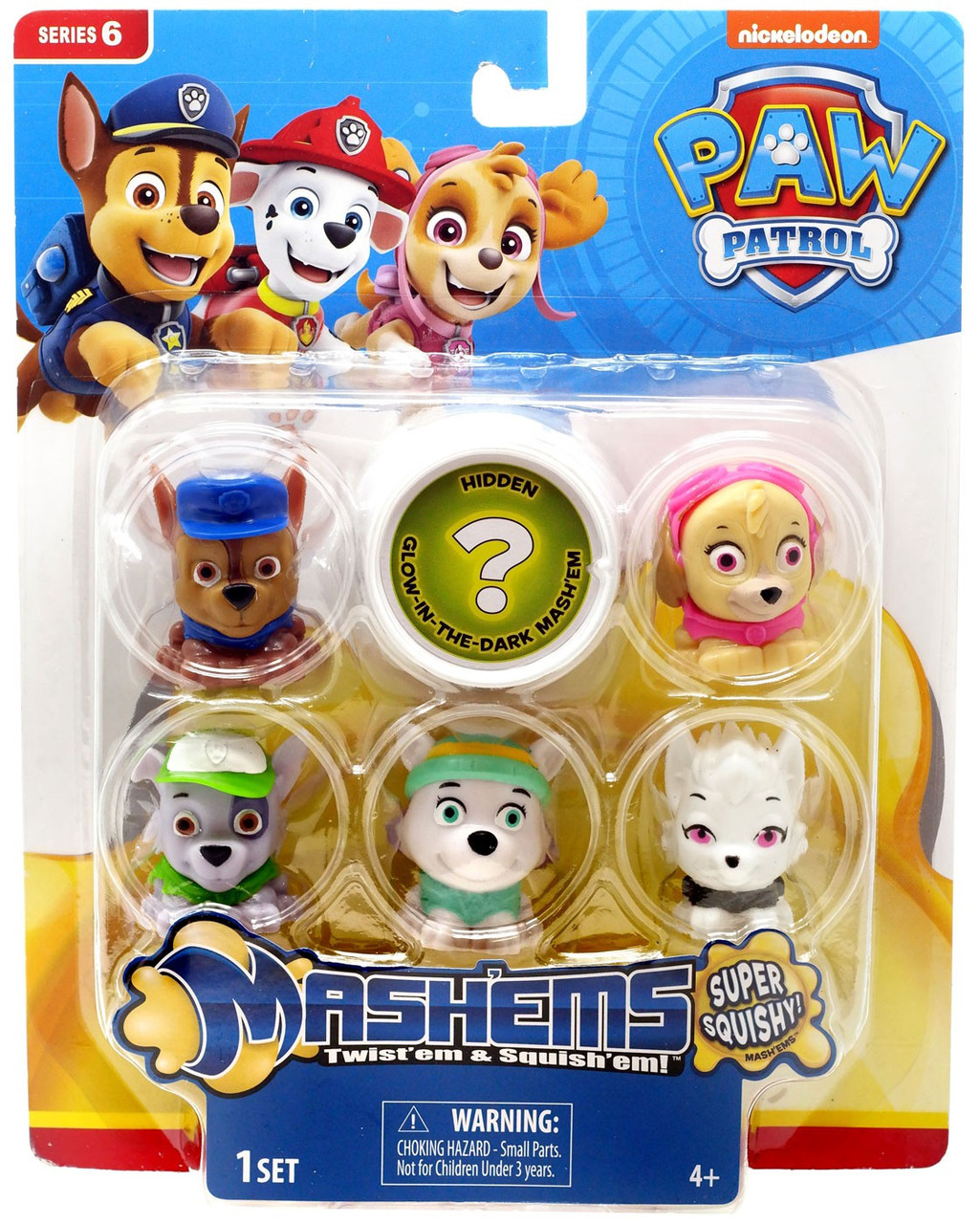 paw patrol mini figures set of 6